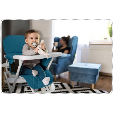 Krzesełko do karmienia Nuco niebieskie Ricokids Krzesełko do karmienia Nuco niebieskie Ricokids
