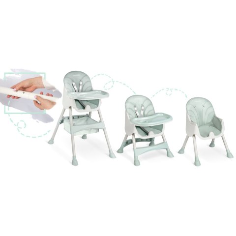 Krzesełko do karmienia ze stolikiem Milo zielone Ricokids Krzesełko do karmienia ze stolikiem Milo zielone Ricokids