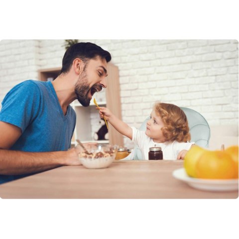 Krzesełko do karmienia ze stolikiem Milo zielone Ricokids Krzesełko do karmienia ze stolikiem Milo zielone Ricokids
