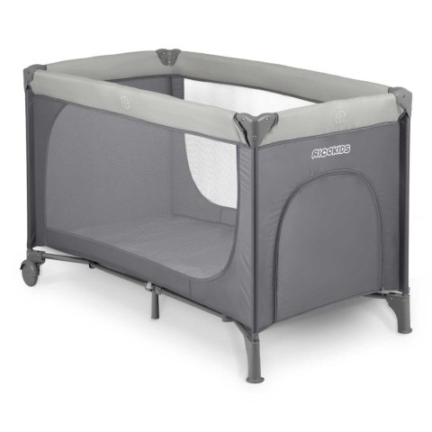 Łóżeczko turystyczne 125 x 65 x 78 cm RK-240 jasno szare Ricokids Łóżeczko turystyczne 125 x 65 x 78 cm RK-240 jasno szare Ricokids