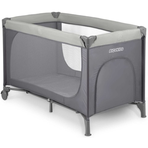 Łóżeczko turystyczne 125 x 65 x 78 cm RK-240 jasno szare Ricokids Łóżeczko turystyczne 125 x 65 x 78 cm RK-240 jasno szare Ricokids