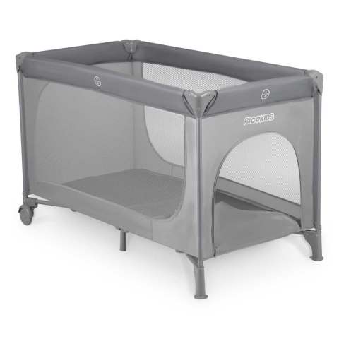 Łóżeczko turystyczne 125 x 65 x 78 cm RK-240 szare Ricokids Łóżeczko turystyczne 125 x 65 x 78 cm RK-240 szare Ricokids