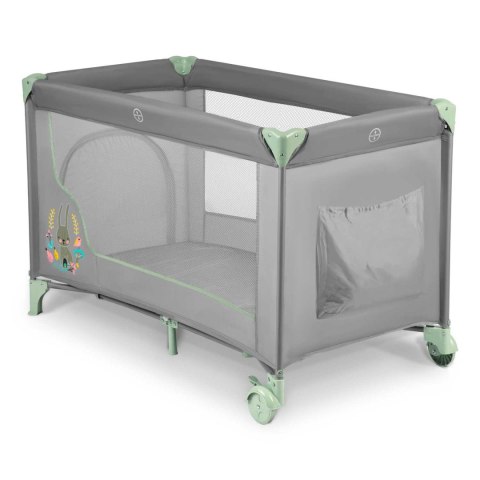 Łóżeczko turystyczne 125 x 65 x 78 cm RK-240 szaro-miętowe Ricokids Łóżeczko turystyczne 125 x 65 x 78 cm RK-240 szaro-miętowe Ricokids