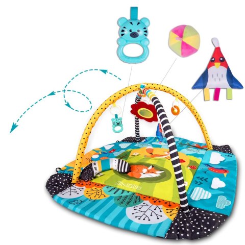 Mata interaktywna edukacyjna 110 x 100 cm Lisek Ricokids Ricokids Mata interaktywna edukacyjna 110 x 100 cm Lisek Ricokids Ricokids