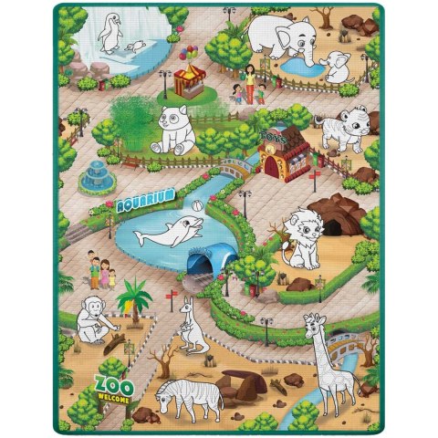 Mata piankowa do kolorowania zwijana 120 x 90 x 0,3 cm Ricokids RK-344 Ricokids Mata piankowa do kolorowania zwijana 120 x 90 x 0,3 cm Ricokids RK-344 Ricokids