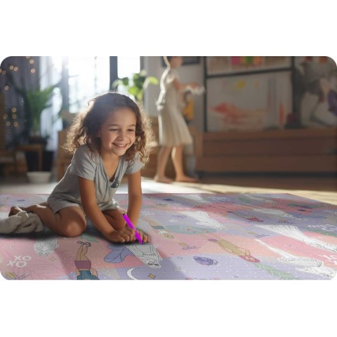 Mata piankowa do kolorowania zwijana 200 x 120 x 0,3 cm Ricokids RK-343 Ricokids Mata piankowa do kolorowania zwijana 200 x 120 x 0,3 cm Ricokids RK-343 Ricokids