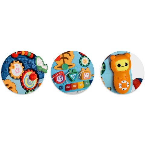 Stolik edukacyjny 4w1 Ricokids niebieski 781900 Ricokids Stolik edukacyjny 4w1 Ricokids niebieski 781900 Ricokids
