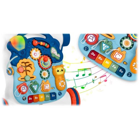 Stolik edukacyjny 4w1 Ricokids niebieski 781900 Ricokids Stolik edukacyjny 4w1 Ricokids niebieski 781900 Ricokids