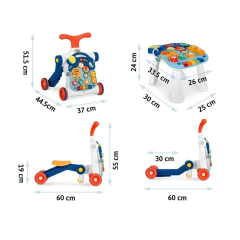 Stolik edukacyjny 4w1 Ricokids niebieski 781900 Ricokids Stolik edukacyjny 4w1 Ricokids niebieski 781900 Ricokids