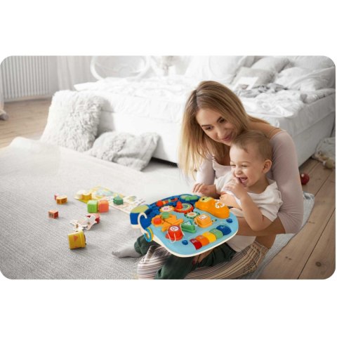 Stolik edukacyjny 4w1 Ricokids niebieski 781900 Ricokids Stolik edukacyjny 4w1 Ricokids niebieski 781900 Ricokids
