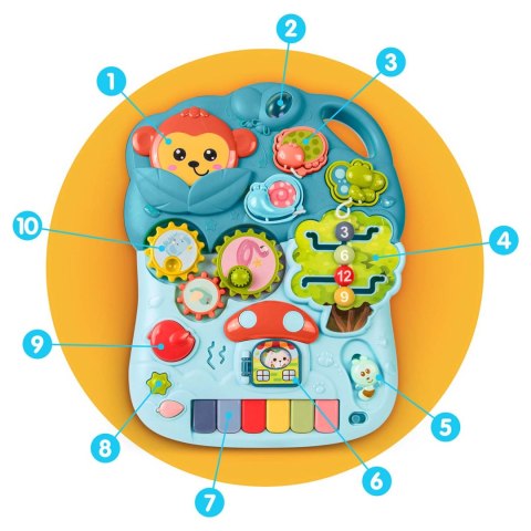 Stolik edukacyjny 4w1 Ricokids zielony 781500 Ricokids Stolik edukacyjny 4w1 Ricokids zielony 781500 Ricokids