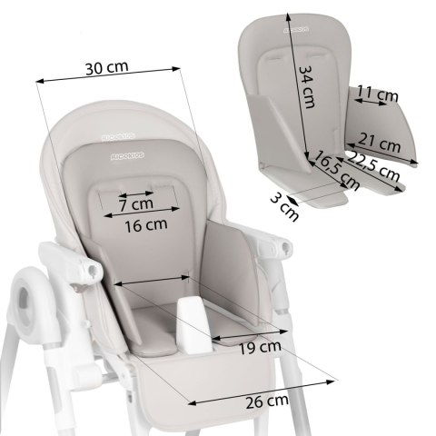 Wkładka redukująca do krzesełek Belo/Lindo/Tugo Ricokids Wkładka redukująca do krzesełek Belo/Lindo/Tugo Ricokids