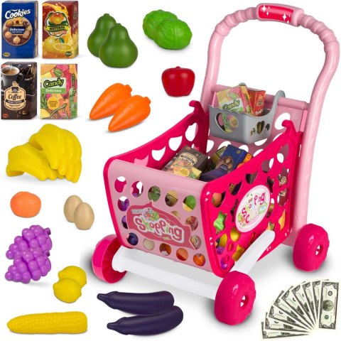 Wózek na zakupy Ricokids 773401 różowy Ricokids Wózek na zakupy Ricokids 773401 różowy Ricokids