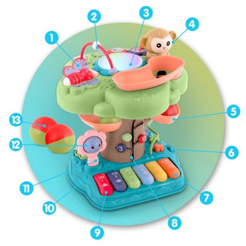 Zabawka edukacyjna drzewko z melodią Ricokids 781600 Ricokids Zabawka edukacyjna drzewko z melodią Ricokids 781600 Ricokids