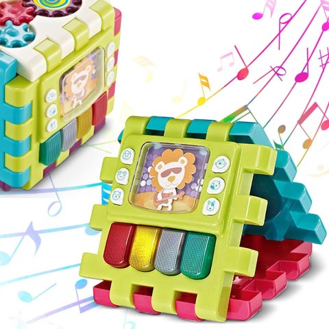 Zabawka edukacyjna kostka z melodią Ricokids 781700 Ricokids Zabawka edukacyjna kostka z melodią Ricokids 781700 Ricokids