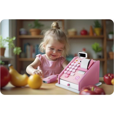 Drewniana zabawka kasa sklepowa RK-868 Ricokids Ricokids Drewniana zabawka kasa sklepowa RK-868 Ricokids Ricokids