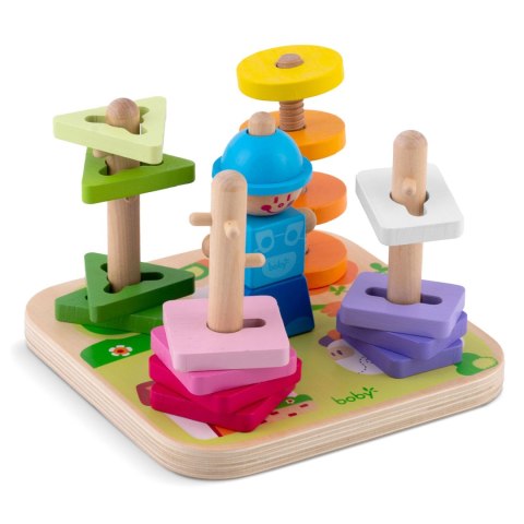 Drewniana zabawka sorter - układanka RK-866 Ricokids Ricokids Drewniana zabawka sorter - układanka RK-866 Ricokids Ricokids