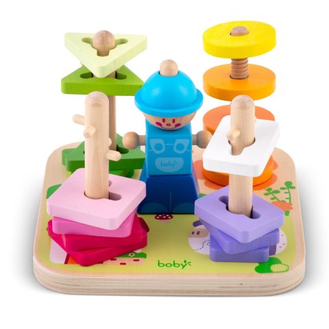Drewniana zabawka sorter - układanka RK-866 Ricokids Ricokids Drewniana zabawka sorter - układanka RK-866 Ricokids Ricokids