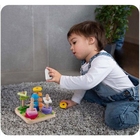Drewniana zabawka sorter - układanka RK-866 Ricokids Ricokids Drewniana zabawka sorter - układanka RK-866 Ricokids Ricokids