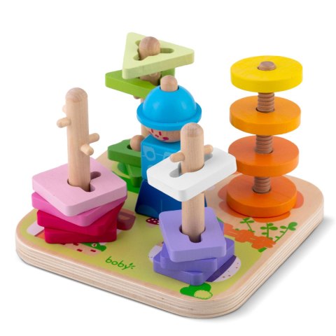 Drewniana zabawka sorter - układanka RK-866 Ricokids Ricokids Drewniana zabawka sorter - układanka RK-866 Ricokids Ricokids