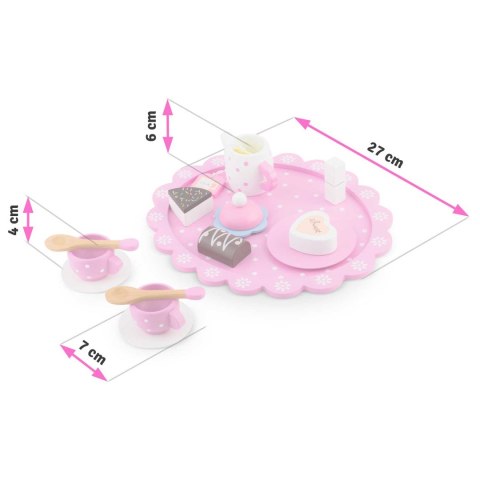 Drewniana zabawka zestaw do herbaty RK-869 Ricokids Ricokids Drewniana zabawka zestaw do herbaty RK-869 Ricokids Ricokids