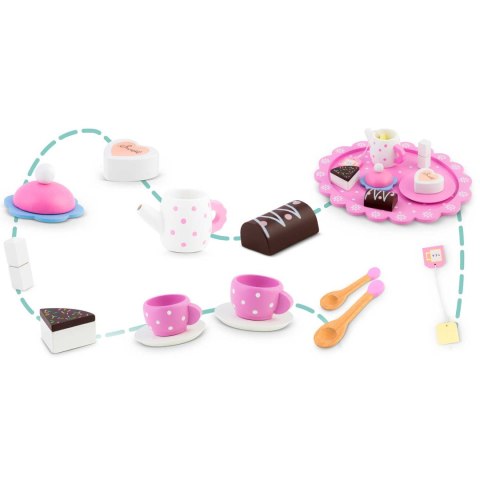 Drewniana zabawka zestaw do herbaty RK-869 Ricokids Ricokids Drewniana zabawka zestaw do herbaty RK-869 Ricokids Ricokids