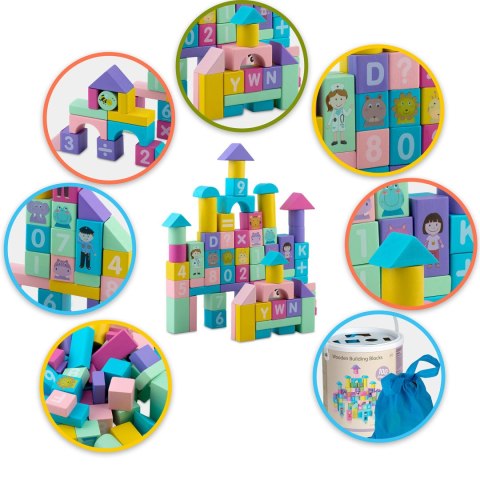 Drewniane klocki edukacyjne RK-871 Ricokids Ricokids Drewniane klocki edukacyjne RK-871 Ricokids Ricokids