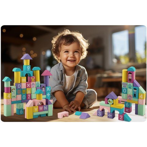 Drewniane klocki edukacyjne RK-871 Ricokids Ricokids Drewniane klocki edukacyjne RK-871 Ricokids Ricokids