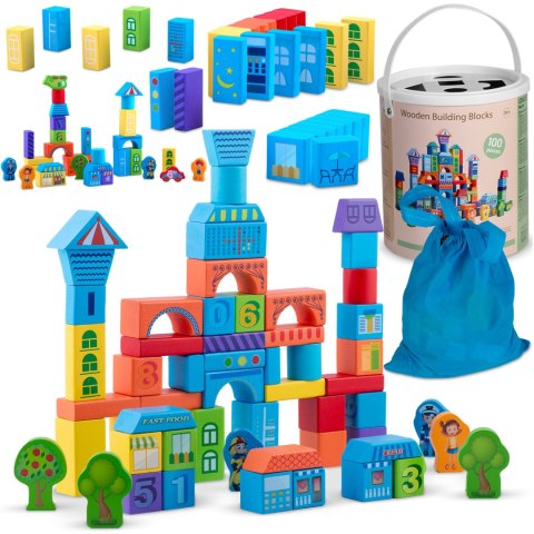 Drewniane klocki edukacyjne RK-871 Ricokids Ricokids Drewniane klocki edukacyjne RK-871 Ricokids Ricokids
