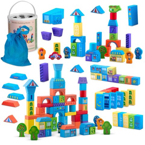 Drewniane klocki edukacyjne RK-871 Ricokids Ricokids Drewniane klocki edukacyjne RK-871 Ricokids Ricokids
