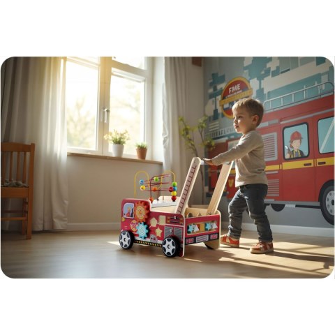 Drewniany chodzik pchacz straż pożarna RK-873 Ricokids Ricokids Drewniany chodzik pchacz straż pożarna RK-873 Ricokids Ricokids