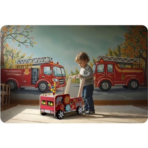 Drewniany chodzik pchacz straż pożarna RK-873 Ricokids Ricokids Drewniany chodzik pchacz straż pożarna RK-873 Ricokids Ricokids