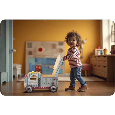 Drewniany chodzik pchacz z narzędziami RK-874 Ricokids Ricokids Drewniany chodzik pchacz z narzędziami RK-874 Ricokids Ricokids