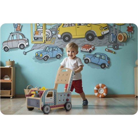 Drewniany chodzik pchacz z narzędziami RK-874 Ricokids Ricokids Drewniany chodzik pchacz z narzędziami RK-874 Ricokids Ricokids