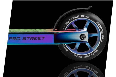 Hulajnoga wyczynowa SOKE PRO street neochrome SOKE Hulajnoga wyczynowa SOKE PRO street neochrome SOKE