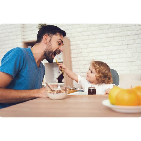 Krzesełko do karmienia Ricokids Mani szare Ricokids Krzesełko do karmienia Ricokids Mani szare Ricokids