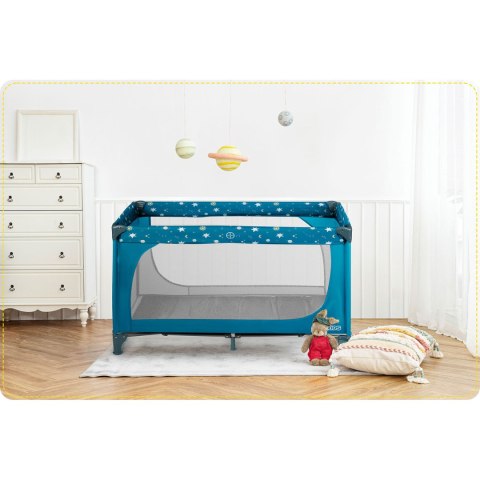 Łóżeczko turystyczne 125 x 65 x 78 cm RK-240 granatowe Ricokids Łóżeczko turystyczne 125 x 65 x 78 cm RK-240 granatowe Ricokids