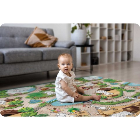 Mata piankowa do kolorowania zwijana 200 x 120 x 0,3 cm Ricokids RK-343 Ricokids Mata piankowa do kolorowania zwijana 200 x 120 x 0,3 cm Ricokids RK-343 Ricokids