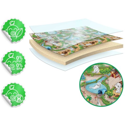 Mata piankowa do kolorowania zwijana 200 x 120 x 0,3 cm Ricokids RK-343 Ricokids Mata piankowa do kolorowania zwijana 200 x 120 x 0,3 cm Ricokids RK-343 Ricokids
