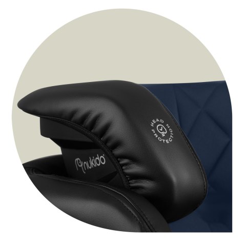 Fotelik samochodowy Nukido Louis czarno-granatowy 15-36 kg ISOFIX Nukido Fotelik samochodowy Nukido Louis czarno-granatowy 15-36 kg ISOFIX Nukido