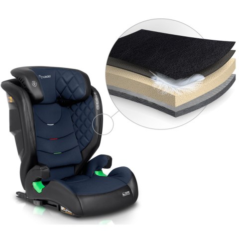 Fotelik samochodowy Nukido Louis czarno-granatowy 15-36 kg ISOFIX Nukido Fotelik samochodowy Nukido Louis czarno-granatowy 15-36 kg ISOFIX Nukido
