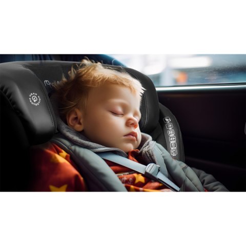 Fotelik samochodowy Nukido Louis czarno-granatowy 15-36 kg ISOFIX Nukido Fotelik samochodowy Nukido Louis czarno-granatowy 15-36 kg ISOFIX Nukido