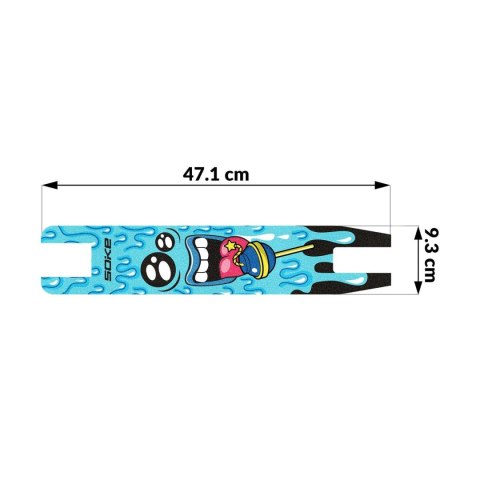 Grip tape papier ścierny do hulajnogi 47,1x9,3cm Lollibomb SOKE Grip tape papier ścierny do hulajnogi 47,1x9,3cm Lollibomb SOKE