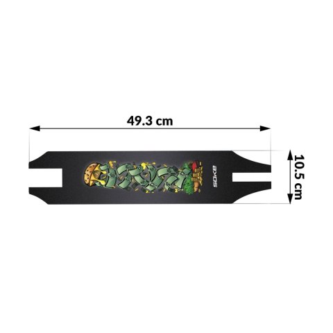 Grip tape papier ścierny do hulajnogi 49,3x10,5cm McCash SOKE Grip tape papier ścierny do hulajnogi 49,3x10,5cm McCash SOKE