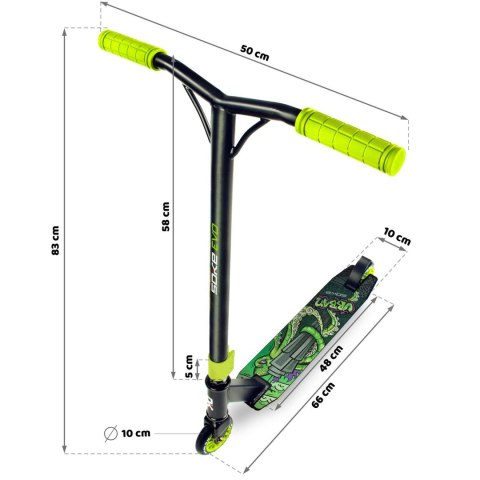 Hulajnoga wyczynowa SOKE EVO green SOKE Hulajnoga wyczynowa SOKE EVO green SOKE