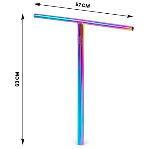 Kierownica T-Bar Soke do hulajnogi wyczynowej neochrome 63 cm SOKE Kierownica T-Bar Soke do hulajnogi wyczynowej neochrome 63 cm SOKE