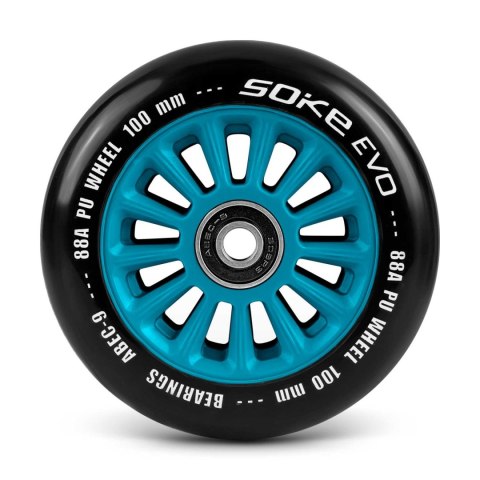 Kółka do hulajnogi 100 mm niebieskie 2 szt SOKE Kółka do hulajnogi 100 mm niebieskie 2 szt SOKE