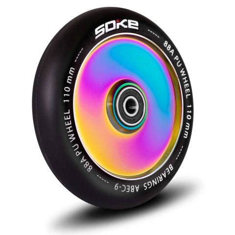 Kółka do hulajnogi 110 mm pełne rainbow 2szt SOKE Kółka do hulajnogi 110 mm pełne rainbow 2szt SOKE