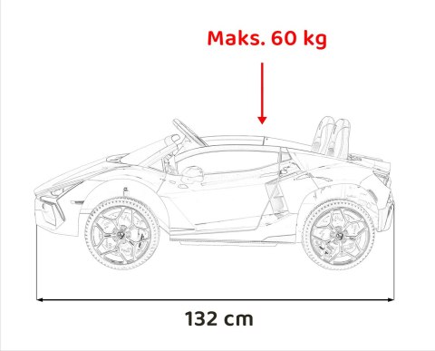 Pojazd Lamborghini Revuelto XL STRONG Różowy Pojazd Lamborghini Revuelto XL STRONG Różowy
