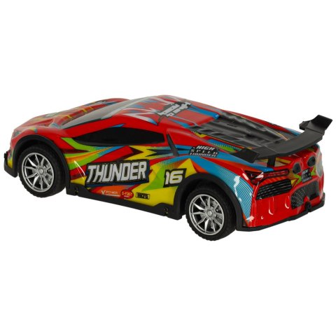 Samochód RC sportowy zdalnie sterowany na pilot auto wyścigowe drift z LED światłami czerwony Kik Sp. z o. o. Sp. k. Samochód RC sportowy zdalnie sterowany na pilot auto wyścigowe drift z LED światłami czerwony Kik Sp. z o. o. Sp. k.